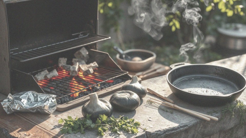 Jakie są różne metody grillowania pieczarek?