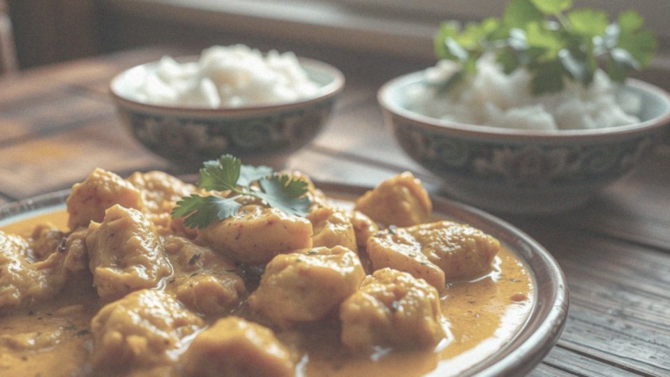 Jak sos curry dodaje orientalnego charakteru kurczakowi?