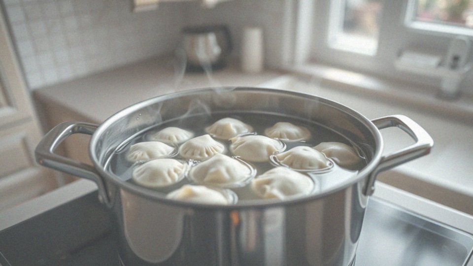 Jak gotować pierogi mrożone w garnku?
